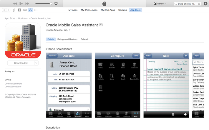 Oracle M Sales Assistant 1