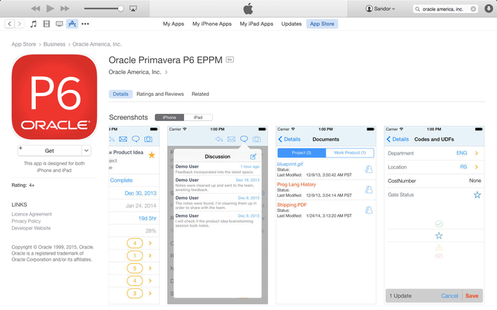 Oracle Primavera 2