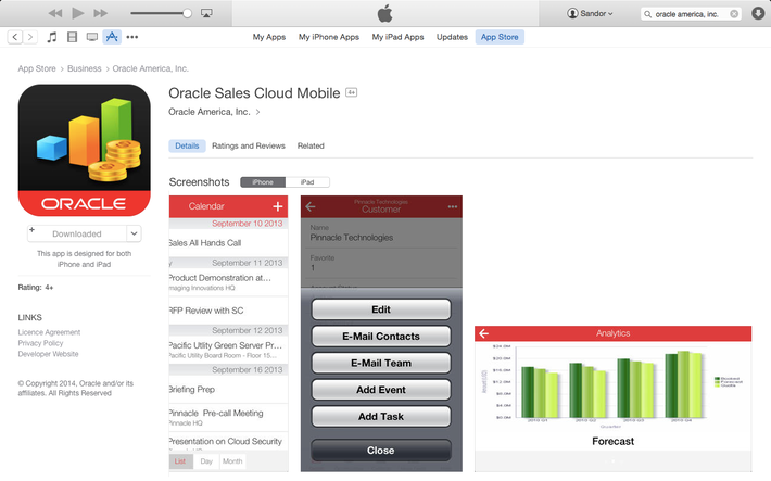 Oracle Sales Cloud 2