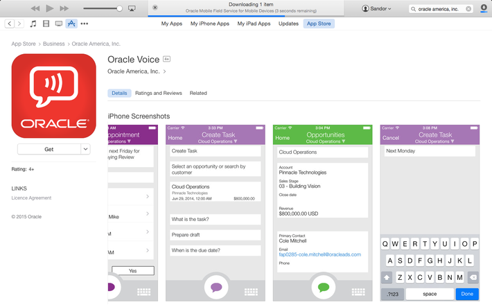 Oracle Voice 2